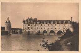 CHENONCEAUX : LE CHATEAU - COTE OUEST - Chenonceaux