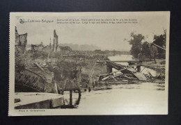 België - Belgique - Belgium - CPA - Comines Destruction De La Lys Avec Timbre Comines 1923 + Tax - Comines-Warneton - Komen-Waasten