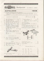 Catalogue MP ModelProdotti 1958 Ed. Italo Briano Genova Accessori HO - En Italien - Non Classificati