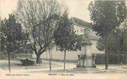 01 - Belley - Place Du Mail - Correspondance - Voyagée En 1910 - CPA - Voir Scans Recto-Verso - Belley