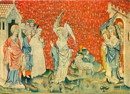 Art - Tapisserie - Château D'Angers - Tapisserie De L'Apocalypse - L'Ange Prophète Et L'agneau - CPM - Carte Neuve - Voi - Autres & Non Classés
