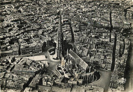 33 - Bordeaux - Vue Générale Aérienne - L'Eglise Et La Tour Saint-Michel - Mention Photographie Véritable - Carte Dentel - Bordeaux