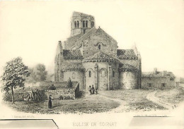 03 - Cognat-Lyonne - L'Eglise - Daprès Une Lithographie Ancienne De 1850 De J Bariau Del Et Lith - CPSM Grand Format - C - Autres & Non Classés