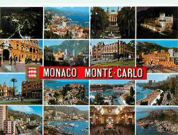 Monaco - Monte-Carlo - Multivues - Blasons - Carte Neuve - CPM - Voir Scans Recto-Verso - Monte-Carlo