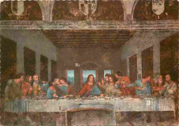 Art - Peinture Religieuse - Léonard De Vinci - Le Cénacle - Milano - CPM - Voir Scans Recto-Verso - Gemälde, Glasmalereien & Statuen