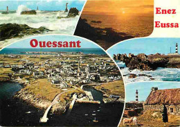 29 - Ile D'Ouessant - Multivues - Moutons - Bergère - Voir Scans Recto Verso  - Ouessant