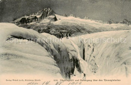 13816201 Rhonegletscher Glacier Du Rhone VS Naegelisgraefli Und Uebergang Ueber  - Andere & Zonder Classificatie