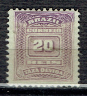 Timbre Taxe 20 R. Violet - Timbres-taxe