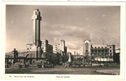 CPA Carte Postale Espagne Santa Cruz De Tenerife Plaza De Espana  VM80004 - Tenerife