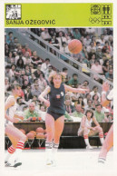 Basketball Sanja Ozegovic Yugoslavia Trading Card Svijet Sporta - Basketbal