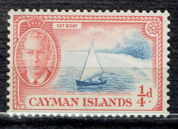 Effigie De Georges VI Et Bateau-chat - Cayman Islands