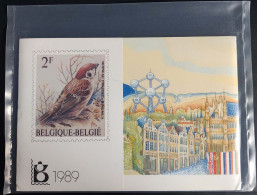 België 1989 - Jaarmap - Pochette Annuelle - Met Zwart-wit Velletje Van Europa - Originele Verpakking - Scellé - Sealed - Full Years