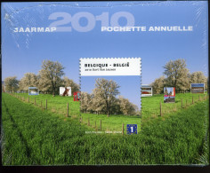 België 2010 - Jaarmap - Pochette Annuelle - Met Zwart-wit Velletje Van Europa - Originele Verpakking - Scellé - Sealed - Années Complètes