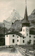 13815782 Zermatt VS Kirche Mit Matterhorn Zermatt VS - Other & Unclassified
