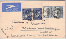 SOUTH WEST AFRICA - AIRMAIL 1948 MARIENTAL - GÜSTROW/DE / 6322 - Südwestafrika (1923-1990)