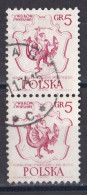 Pologne - République 1961 - 1970   Y & T N °  1449  Paire  Oblitérée - Gebraucht