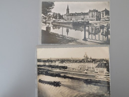 2 Cartes De Chalon Avec Péniches - Houseboats