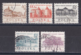 Pologne - République 1961 - 1970   Y & T N °  1452   1453  1454  1455  Et  1456  Oblitérés - Usati