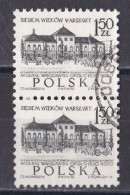 Pologne - République 1961 - 1970   Y & T N °  1455  Paire  Oblitérée - Usati