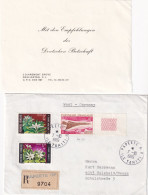 LETTRE. POLYNESIE. PAPEETE 7 10 69 AVEC CONCORDE N° PA 27. RECOMMANDE POUR HOLZHEIM NEUSS. ALLEMAGNE - Storia Postale