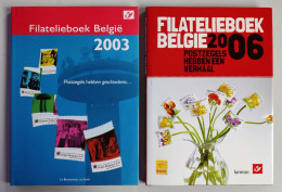 België 2003 + 2006 - Filatelieboek - Zonder Zegels - Livre Philatélique - Sans Timbres - Annate Complete