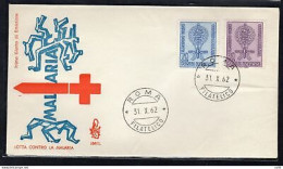 Italia FDC Venetia 1962 Lotta Contro La Malaria  Non Viaggiata - FDC