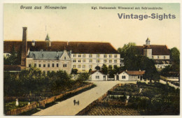 Winnenden: Heilanstalt Winnental & Schlosskirche (Vintage PC 1912) - Waiblingen