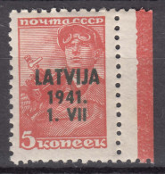 Germany Occupation In WWII Lettland 1941 Latvija Latvia Mi#1 Mint Never Hinged - Occupazione 1938 – 45