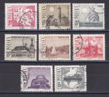 Pologne - République 1961 - 1970   Y & T N °  1555  1556  1557  1558  1559  1561  1562  Et  1563  Oblitéré - Oblitérés