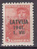 Germany Occupation In WWII Lettland 1941 Latvija Latvia Mi#1 Mint Never Hinged - Ocupación 1938 – 45