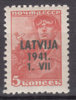 Germany Occupation In WWII Lettland 1941 Latvija Latvia Mi#1 Mint Never Hinged - Occupation 1938-45