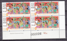 SRI LANKA,  2024, UNFPA, Ensuring Rights And Choices For All, Block Of 4, With Label,   MNH, (**) - Sri Lanka (Ceylan) (1948-...)