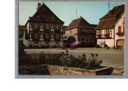 SCHERWILLER 67 - La Place Du Marechal Foch Carte Vierge - Sonstige & Ohne Zuordnung