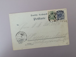 Entier Postal Allemand Double Pour Reponse - Other & Unclassified