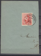 COB 168 Sur Fragment Oblitération Centrale LIBRAMONT - 1919-1920  Cascos De Trinchera