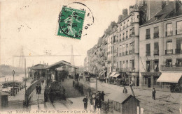 FRANCE - Nantes - Pe Pont De La Bourse Et Le Quai De La Fosse - Animé - Vue Générale - Carte Postale Ancienne - Nantes