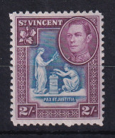 St Vincent: 1938/47   KGVI    SG157     2/-     MH - St.Vincent (...-1979)