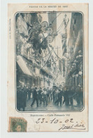 CPA - ESPAGNE - BARCELONA - FIESTAS De La MERCED De 1902 - Calle Fernando VII - Voy En 1902 - Móviles (animadas)