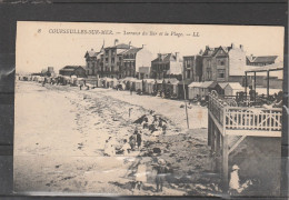 14 - COURSEULLES SUR MER - Terrasse Du Bar Et La Plage - Courseulles-sur-Mer