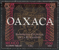 1990 MÉXICO OAXACA PATRIMONIO CULTURAL DE LA HUMANIDAD Sc. 1657 MNH, OAXACA  CULTURAL HERITAGE - Mexique