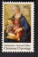 199982211 1975 SCOTT 1579 (XX) POSTFRIS MINT NEVER HINGED  (XX) - CHRISTMAS - MADONNA AND CHILD BY GHIRLANDAIO - Ongebruikt