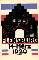 Artiste CPA Holtz, Flensburg, 14. März 1920, Volksabstimmung In Schleswig - People