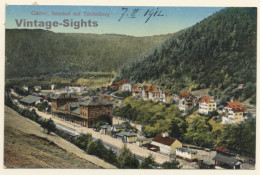 Calw / Germany: Bahnhof Mit Teichelberg (Vintage PC 1912) - Calw