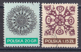 Pologne - République 1971 - 1980   Y & T N °  1939  Et  1942  Oblitérés - Usados