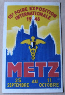 20ème Anniversaire De La Foire De METZ - Carte Maximum - Brieven En Documenten