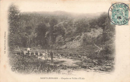 [-5%] SUISSE - Saint Léonard - Chapelet Et Vallée DEnfer - Vue Générale - Animé - Carte Postale Ancienne - Saint-Léonard