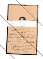 Faire-part Décès Du Baron Albert KERVYN D'OUD MOOREGHEM ép. De Claire Van Tieghem De Ten Berghe HEUSDEN 1932(B374) - Obituary Notices