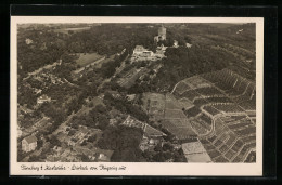 AK Durlach-Karlsruhe, Panorama Mit Turmberg  - Karlsruhe