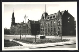 AK Neu Oderberg, Rathaus Am Platz  - Schlesien