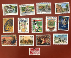 1995 - Italian Republic (14 New And Used Stamps) MNH & U - ITALY STAMPS - 1991-00: Nieuw/plakker